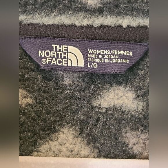 THE NORTH FACE Novelty Gordon Lyons Quarter Zip Black/Gray Geometric Print | L - Picture 4 of 10